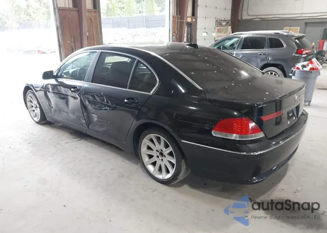2004 BMW 745Li z USA, uszkodzony, nr VIN WBAGN63494DS46140